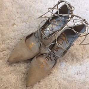 Sam Edelman lace up heels